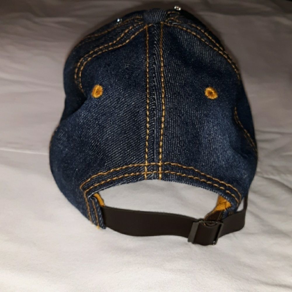 Bling Crystal Diamond Covered Cowgirl Baseball Hat - Picture 4 of 8